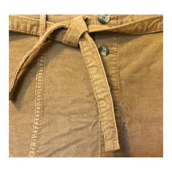 American Eagle Corduroy High Rise A-Line Mini Skirt - Picture 2 of 6